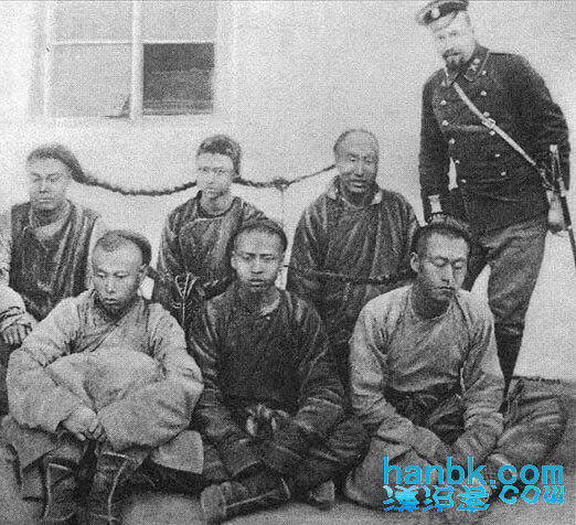 清末老照片·被西洋人俘虏的清国人