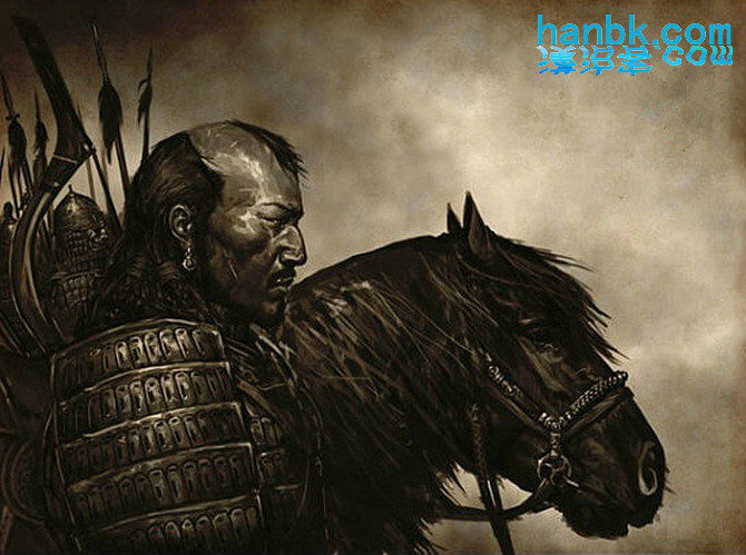 耶元13世纪的通古斯蒙古骑兵复原图